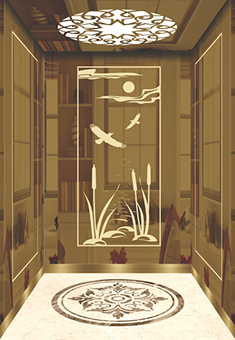 Golden Designer Cabin