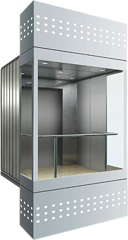 One Side Glass Cabin
